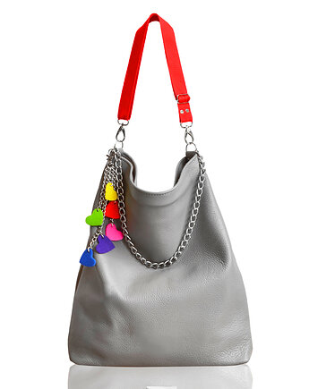 Skórzany worek z blaszką, modeMania