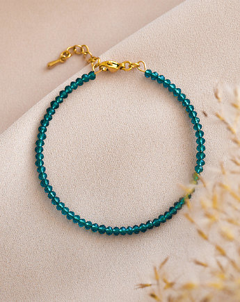 Bransoletka Gypsy z Niebieskich Kryształków, Ilovehandmade