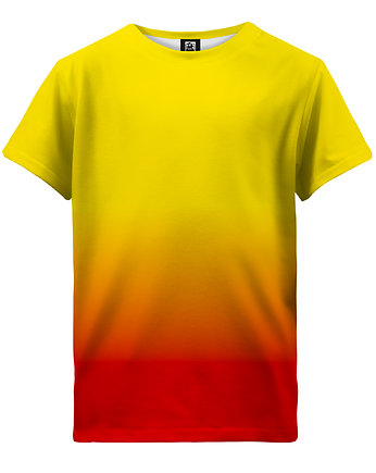 T-shirt Boy DR.CROW Ombre Yellow Red, DrCrow
