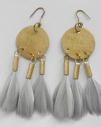 PIÓRKO kolczyki, Katarzyna Kaminska ART