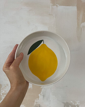 Misa porcelanowa z cytryną duża LA LUZ, Soul Label