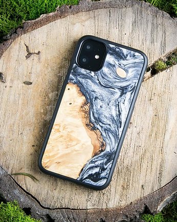 ETUI DREWNIANE UNIQUE 4 ŻYWIOŁY ZIEMIA - IPHONE, bewood