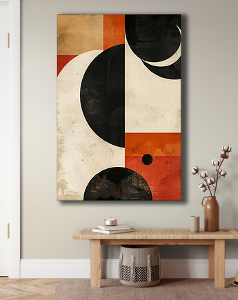 Geometria natury - Obraz na płótnie - Druk Blejtrama, Minimalizm, Loft #121, Black Sapphire Art