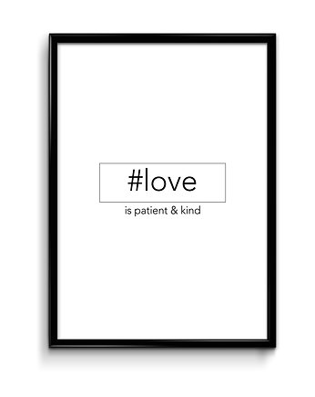 Plakat #love , Bury Lis