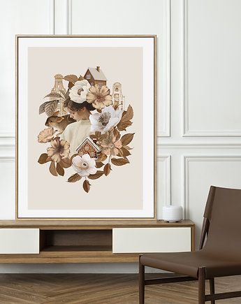 Ilustracja piernikowa 50x70 cm, Anita Tomala