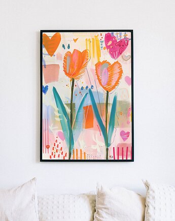 Plakat - Kocham tulipany 1, Harry Monkey