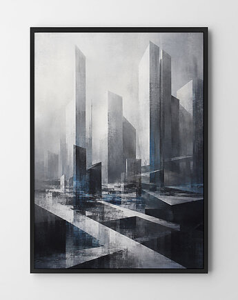 Plakat Miasto abstrakcja, HOG STUDIO