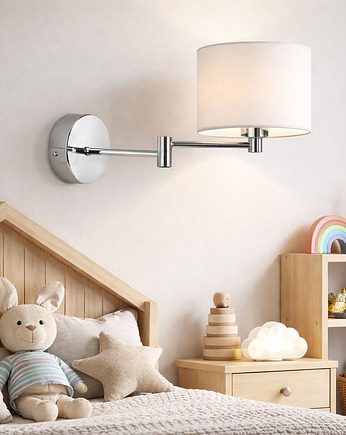 Kinkiet ścienny z regulowanym ramieniem BRAGE KIDS do czytania bajek, LYSNE