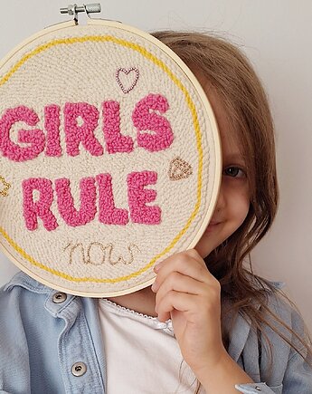 Girls Rule Now- dekoracja dla nastolatki, Nataly Atelier