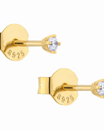 Kolczyki pozłacane Mini Dots Gold, Alicja&Maria Jewellery