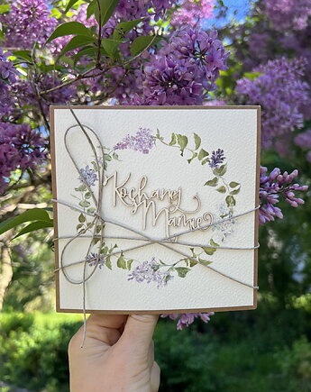 Ręcznie robiona kartka na dzień matki, dla mamy - prezent (p), sorte