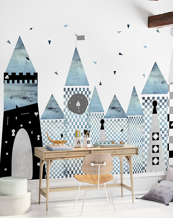 Tapeta dziecięca Blue Wonderland (mural ), Humpty Dumpty Room Decoration