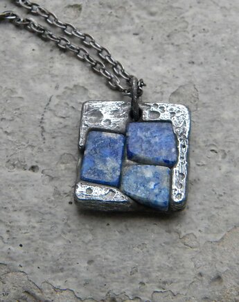 Płyta z lapis lazuli     - naszyjnik, Beata Trotter