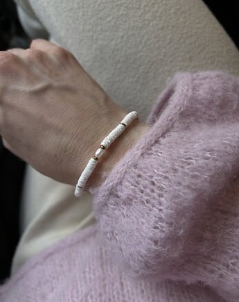 Letnie wibracje - bransoletka z Muszlą i Perłą, Ili arte biju