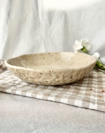 Ceramiczna miska - piaskowy beż, Och ceramika