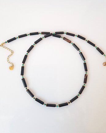 Naszyjnik z Onyksem Pasiastym v long, Mitsu