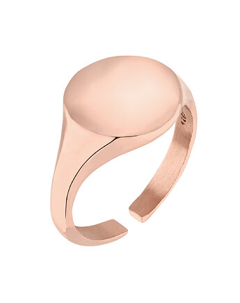 Masywny sygnet z różowego złota, SOTHO