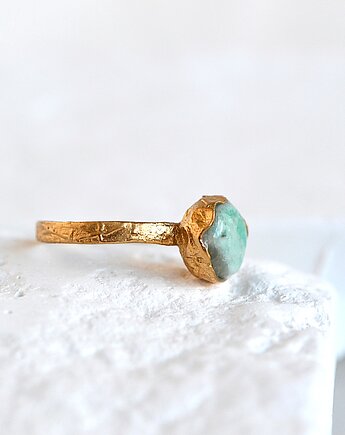 Pierścionek z Amazonitem, TulipBIJOU