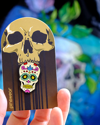 Pin czaszka "De Muertos", PINSWEAR