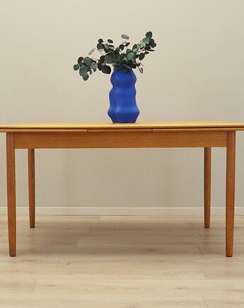 Stół jesionowy, duński design, lata 70, produkcja: Dania, Przetwory design