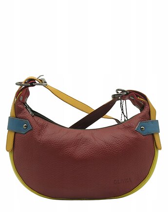 Torebka damska skórzana na ramię modna regulowany pasek zero waste OLIVKA, Olivka Warsaw