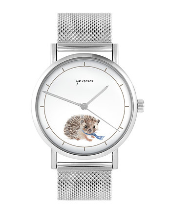 Zegarek - Jeżyk - bransoleta mesh, yenoo