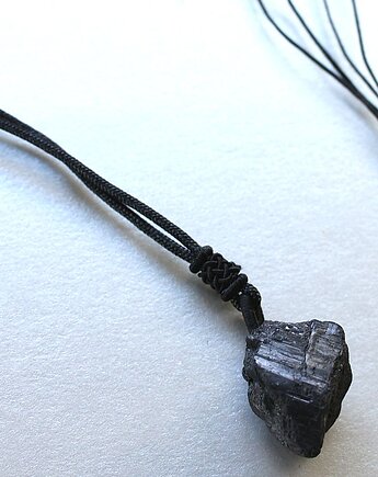 Surowy TURMALIN wisior