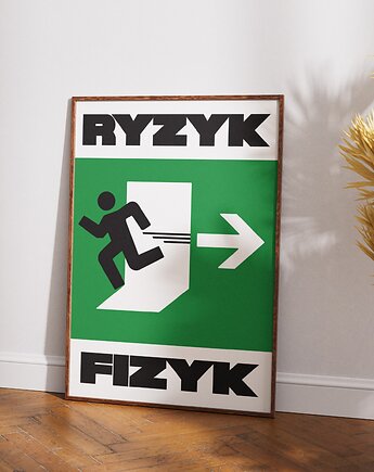 Plakat typograficzny - Ryzyk Fizyk, DAPIDOKA