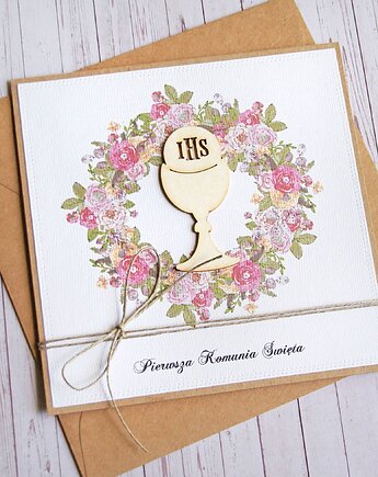 Kartka z życzeniami : I Komunia Święta III