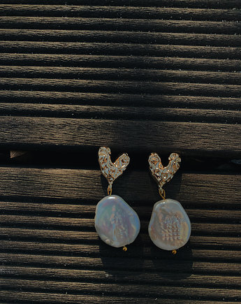 Kolczyki Heart, Chmolowska Jewellery
