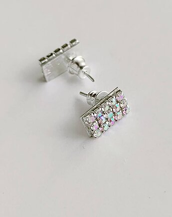 Kolczyki srebrne PROSTOKĄT, Katarzyna Kaminska ART