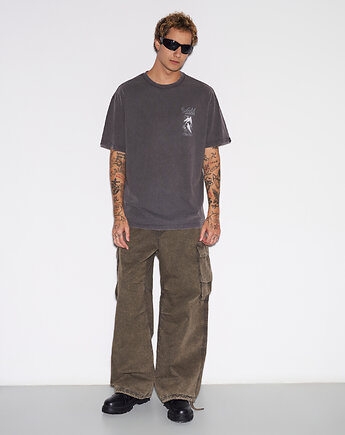 HT x AK Koszulka męska Vintage, HARP TEAM