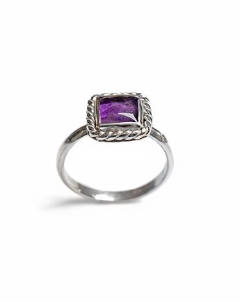 Pierścionek z ametystem, Bijoux by Marzena Bylicka