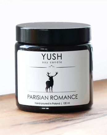Świeca sojowa PARISIAN ROMANCE 120 ml -YUSH-, yush