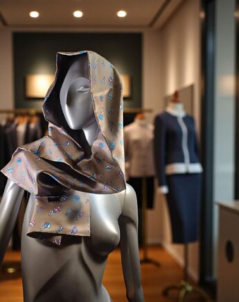 Jedwabny szal, NAT FASHION ROOM