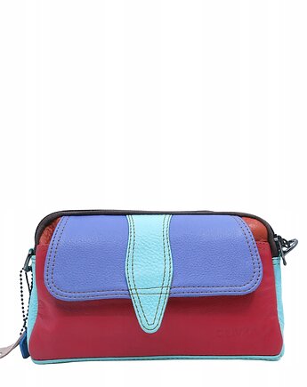 Torebka damska skórzana kolorowa pojemna zero waste ze skrawków OLIVKA, Olivka Warsaw