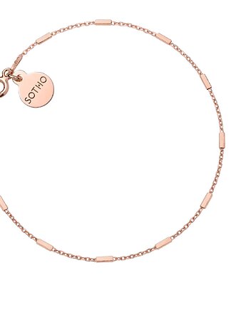 Bransoletka łańcuszkowa z różowego złota, SOTHO