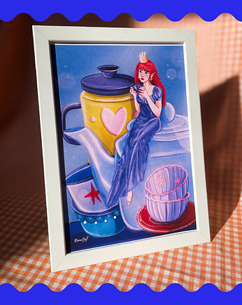 Calineczka // wydruk ilustracji, Mona Loves Art