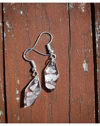 Kolczyki z kwarcem, Figa handmade accessories