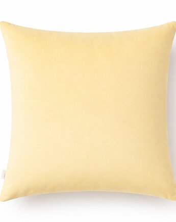 Masełkowa poszewka dekoracyjna z weluru, Elado