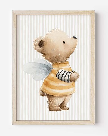 Plakat Na Ścianę Dla Dzieci Pszczółkowi Przyjaciele nr. 10, Dekoracjan