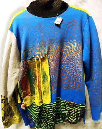 Kolorowa bluza z kapturem  CHAOS HEROS, ODIO TEES