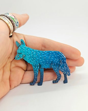 Broszka WILK FryDeRyK, Made in Forest