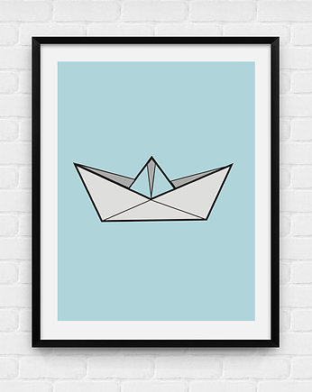 POSTER -  Statek - 30x40 cm, KOKO by HOKO