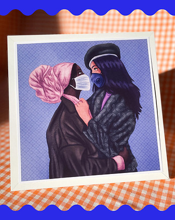 Forbidden Love //  wydruk ilustracji, Mona Loves Art