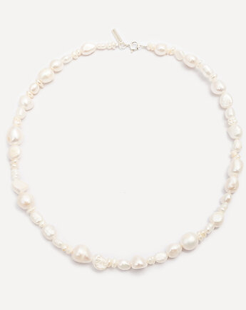 Choker srebrny z nieregularnymi perłami Essential, ANIMALKINGDOM