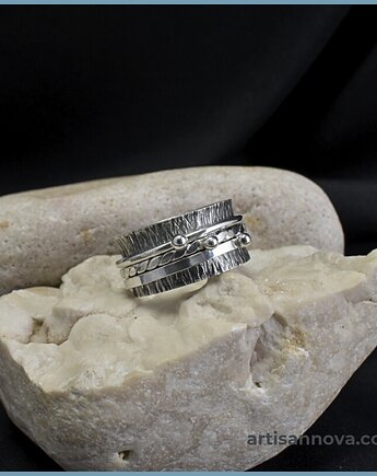 Pierścionek obrączka ze srebra rozmiar 19, An Artisan Nova