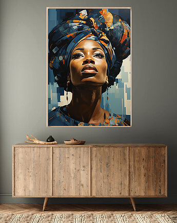 Barwy Afryki - Plakat - Druk - Abstrakcja, Surrealizm, Fotografia, Loft #27, Black Sapphire Art
