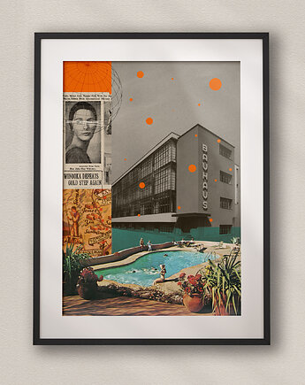 Plakat Bauhaus Vintage - Kolaż Fine Art, DAPIDOKA