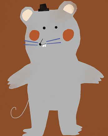 Plakat Mała mysz, MUKI design